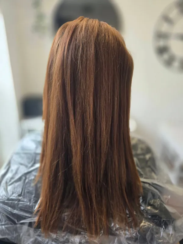Rich copper colour